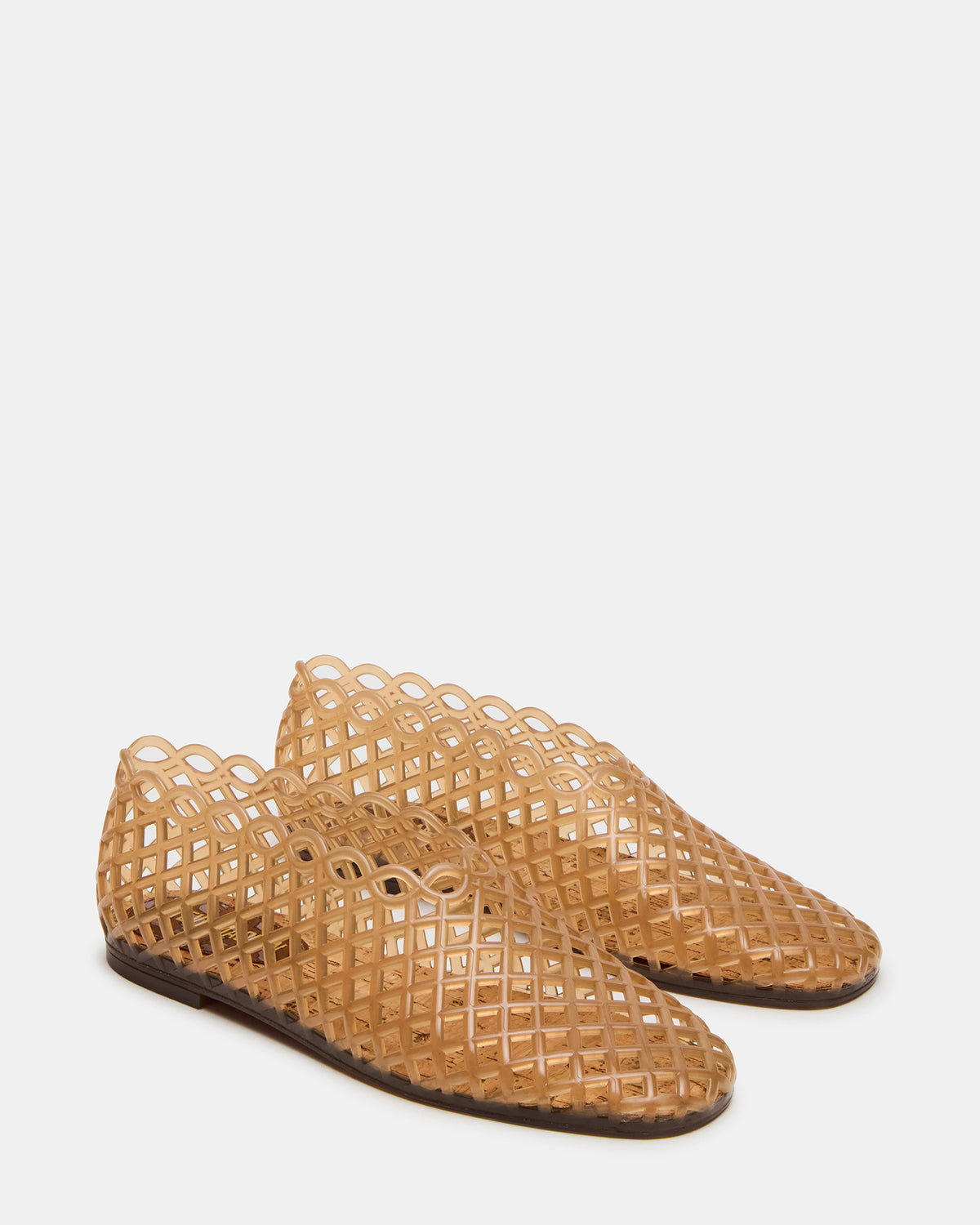 GROVE Tan Square-Toe Jelly Women's Flat | Steve Madden near me