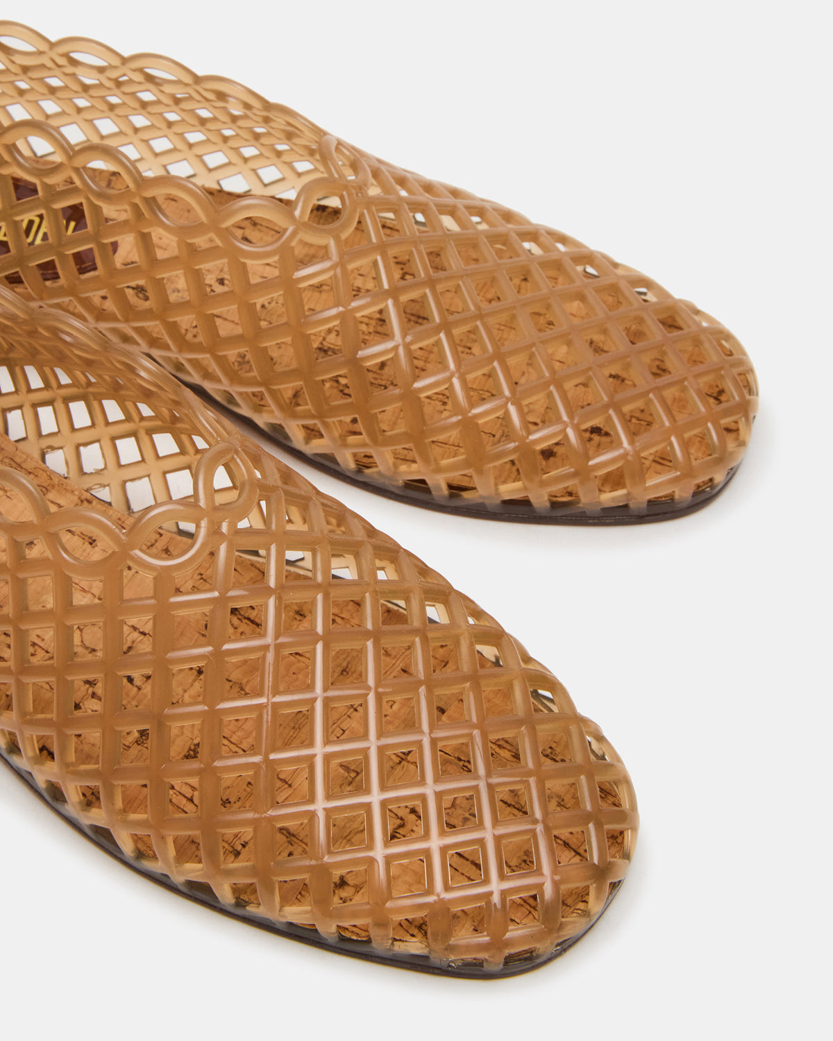 GROVE Tan Square-Toe Jelly Women's Flat | Steve Madden near me