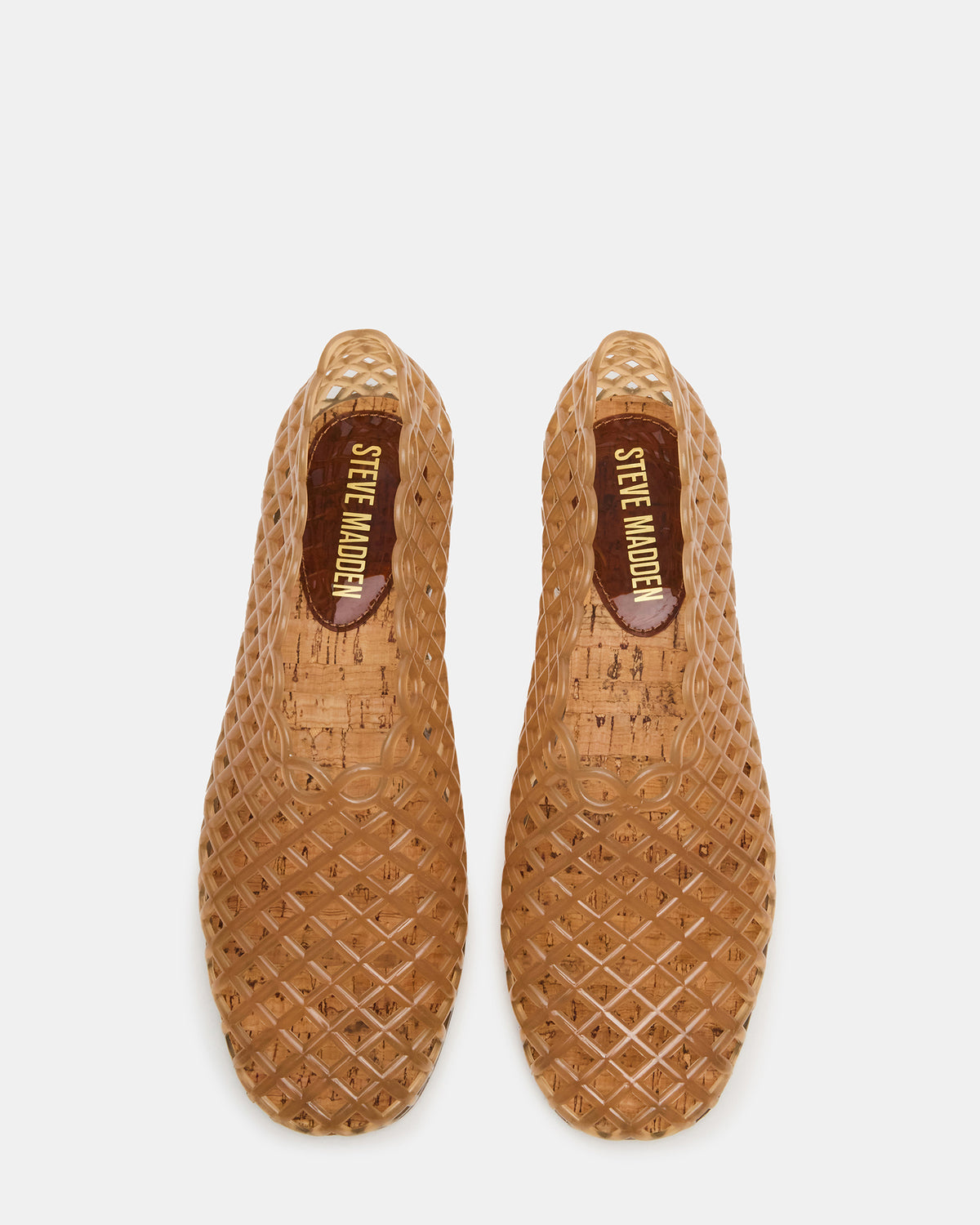 GROVE Tan Square-Toe Jelly Women's Flat | Steve Madden near me