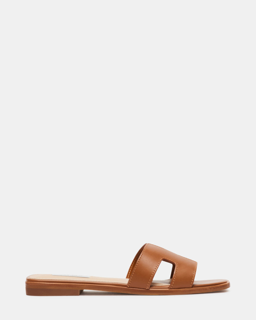 HADYN Cognac Leather Sandal | Women's Designer Sandals | Steve Madden near me