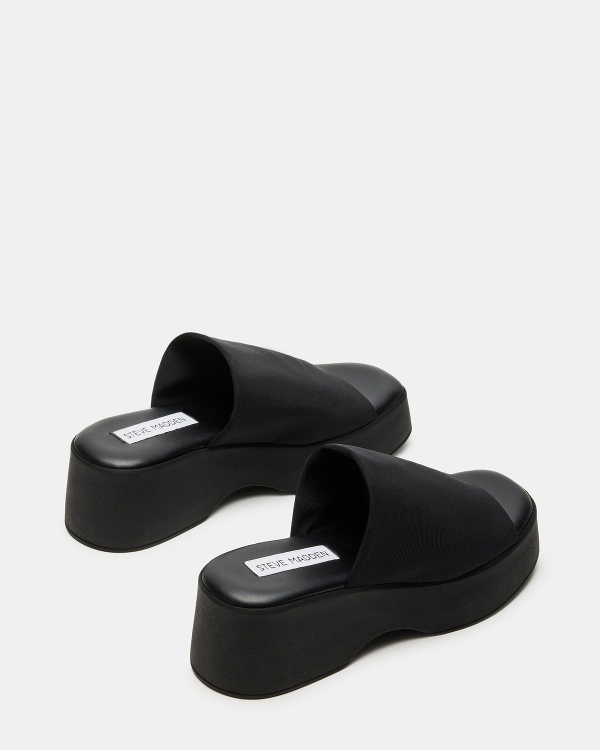 SLINKY30 Black Women's Platform Sandal | Steve Madden discount