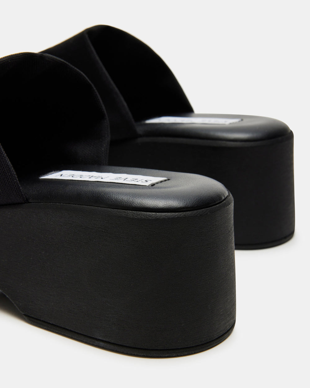 SLINKY30 Black Women's Platform Sandal | Steve Madden discount