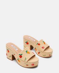 TRIPPY Embellished Fruit Multi Platform Mule Women's Sandal | Steve Madden online