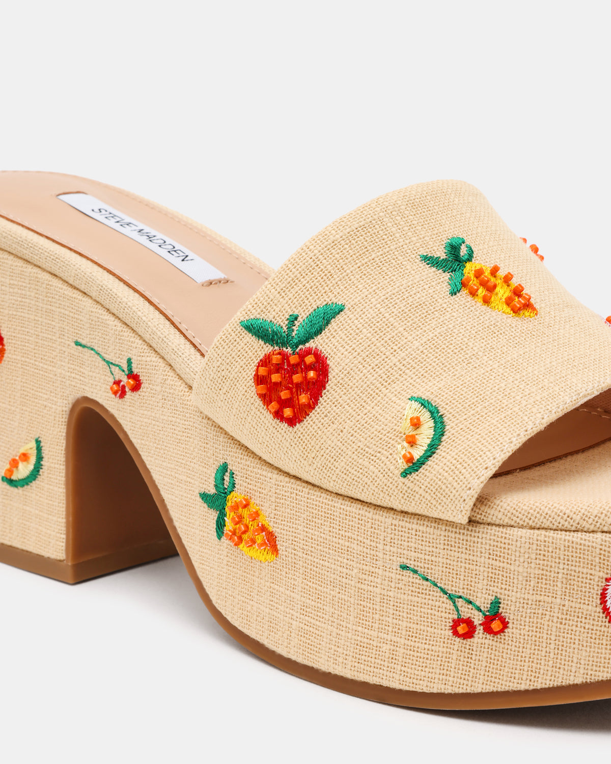 TRIPPY Embellished Fruit Multi Platform Mule Women's Sandal | Steve Madden online