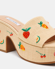 TRIPPY Embellished Fruit Multi Platform Mule Women's Sandal | Steve Madden online