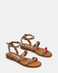 TAWNIE Bright Multi Stone Strappy Ankle Strap Women's Sandal | Steve Madden online