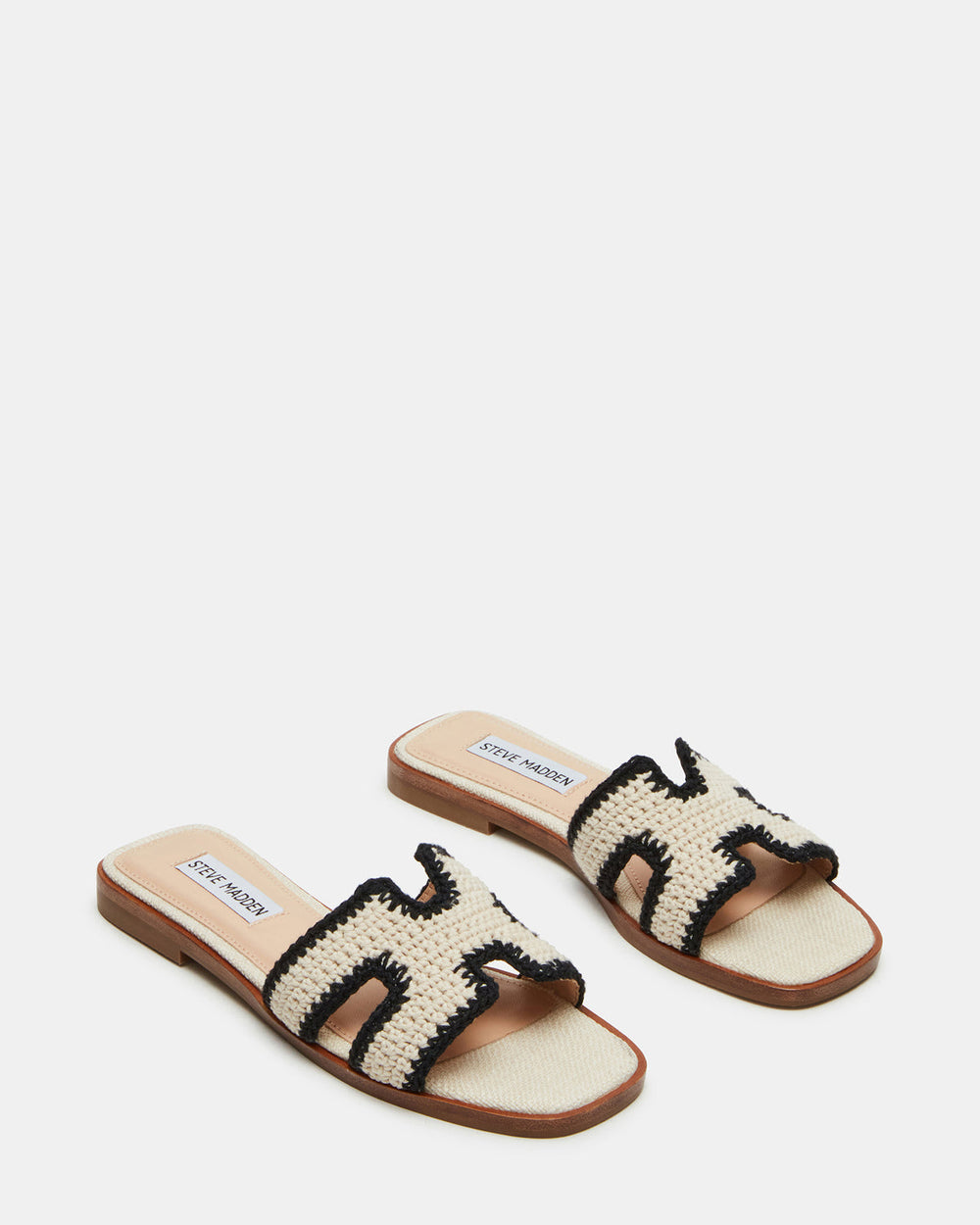 HADYN Cream Multi Sandal | Women's Designer Sandals | Steve Madden on Sale