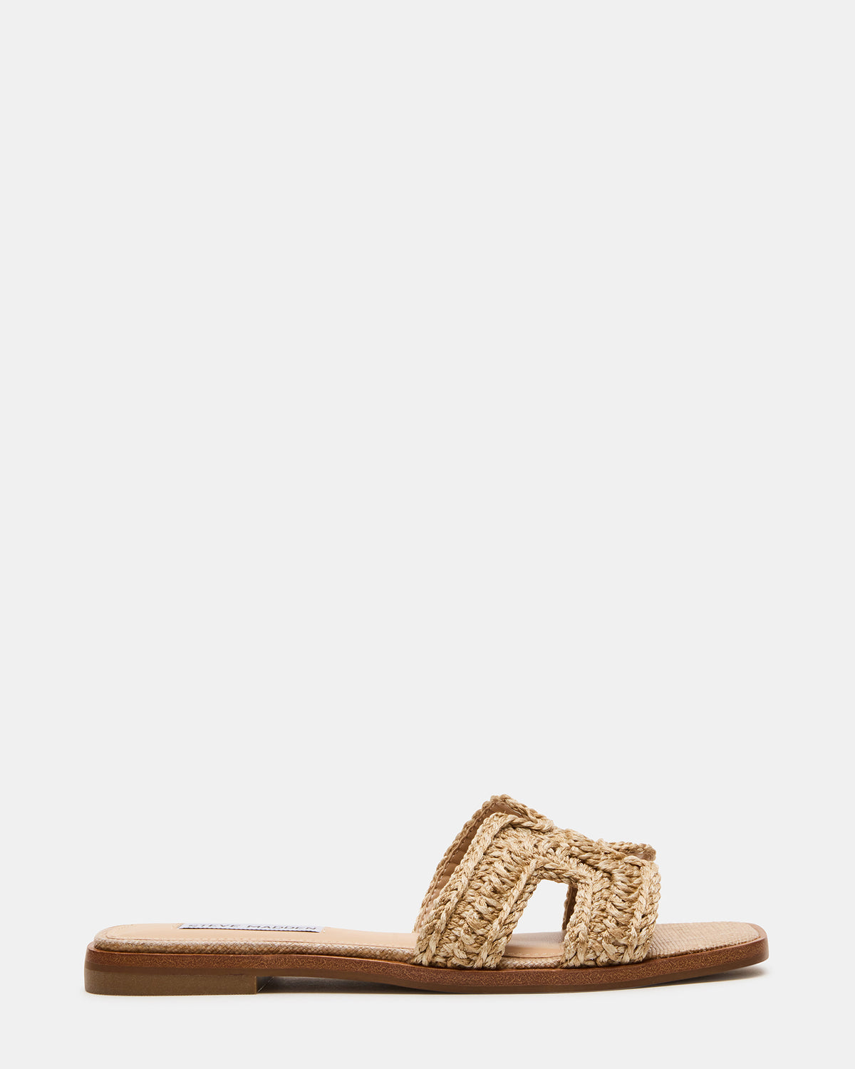HADYN Crochet Raffia Women's Designer Sandal | Steve Madden on Sale
