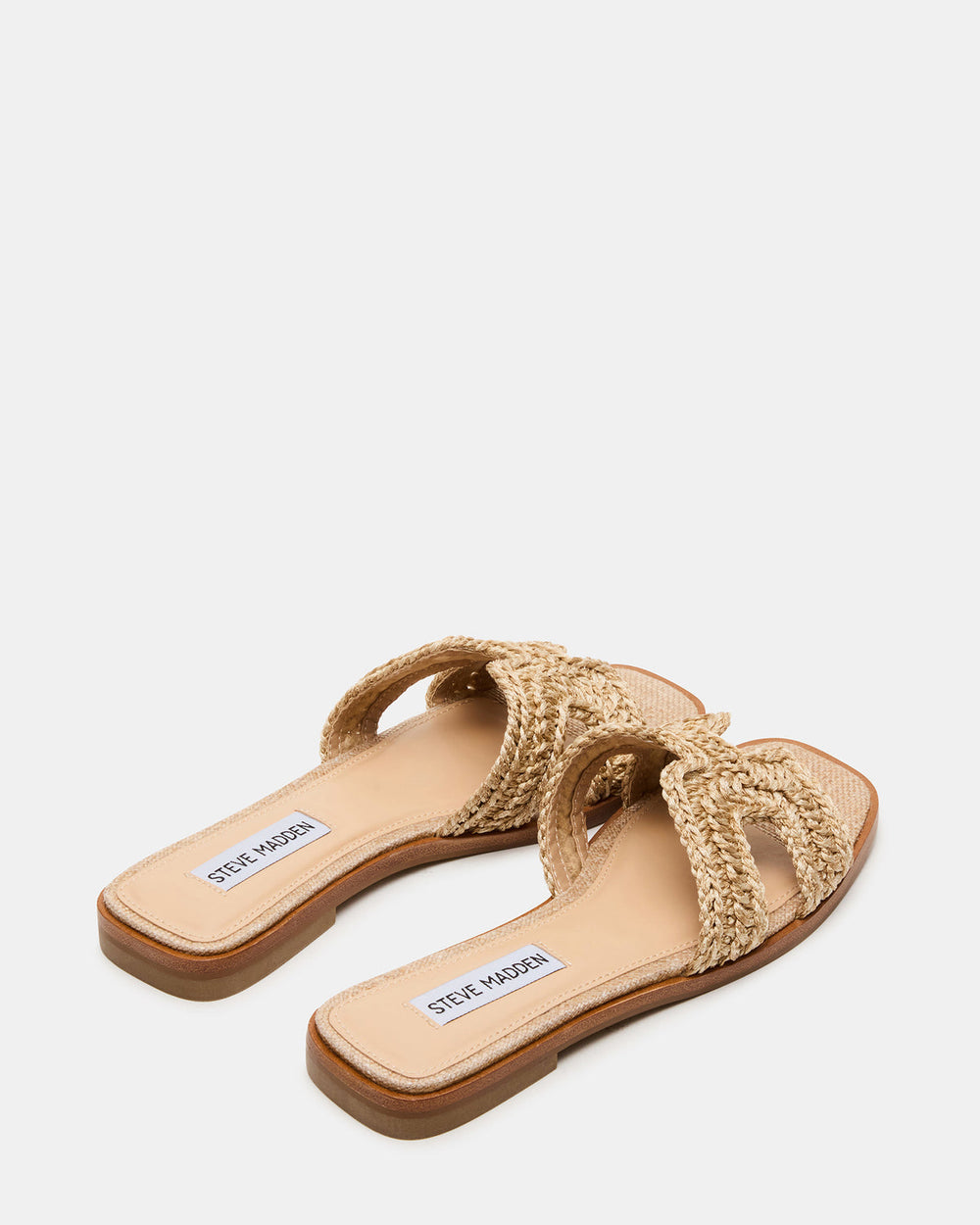 HADYN Crochet Raffia Women's Designer Sandal | Steve Madden on Sale