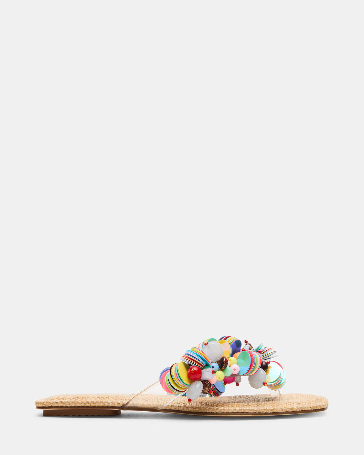 TRELLA Multi Beads Square-Toe Thong Women's Sandal | Steve Madden near me