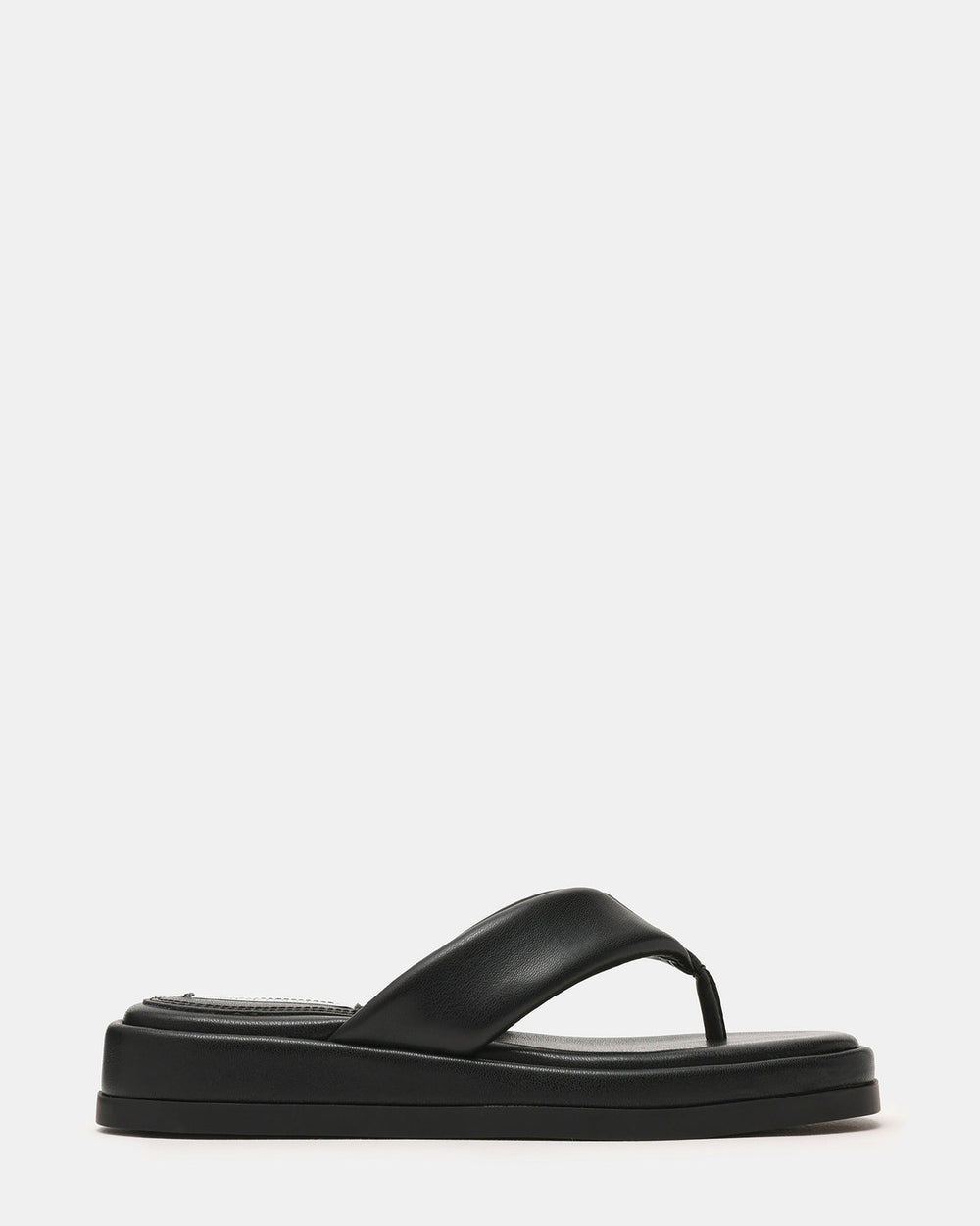 BELLA Black Thong Square-Toe Platform Women's Sandal | Steve Madden near me