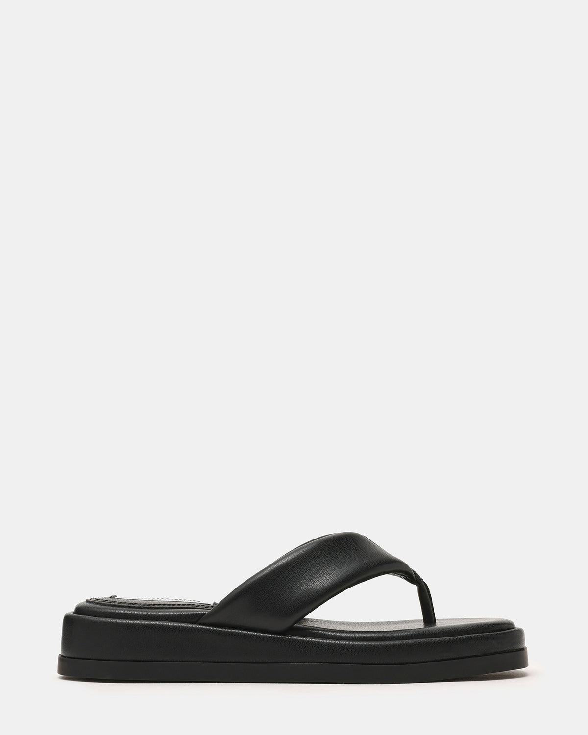 BELLA Black Thong Square-Toe Platform Women's Sandal | Steve Madden near me