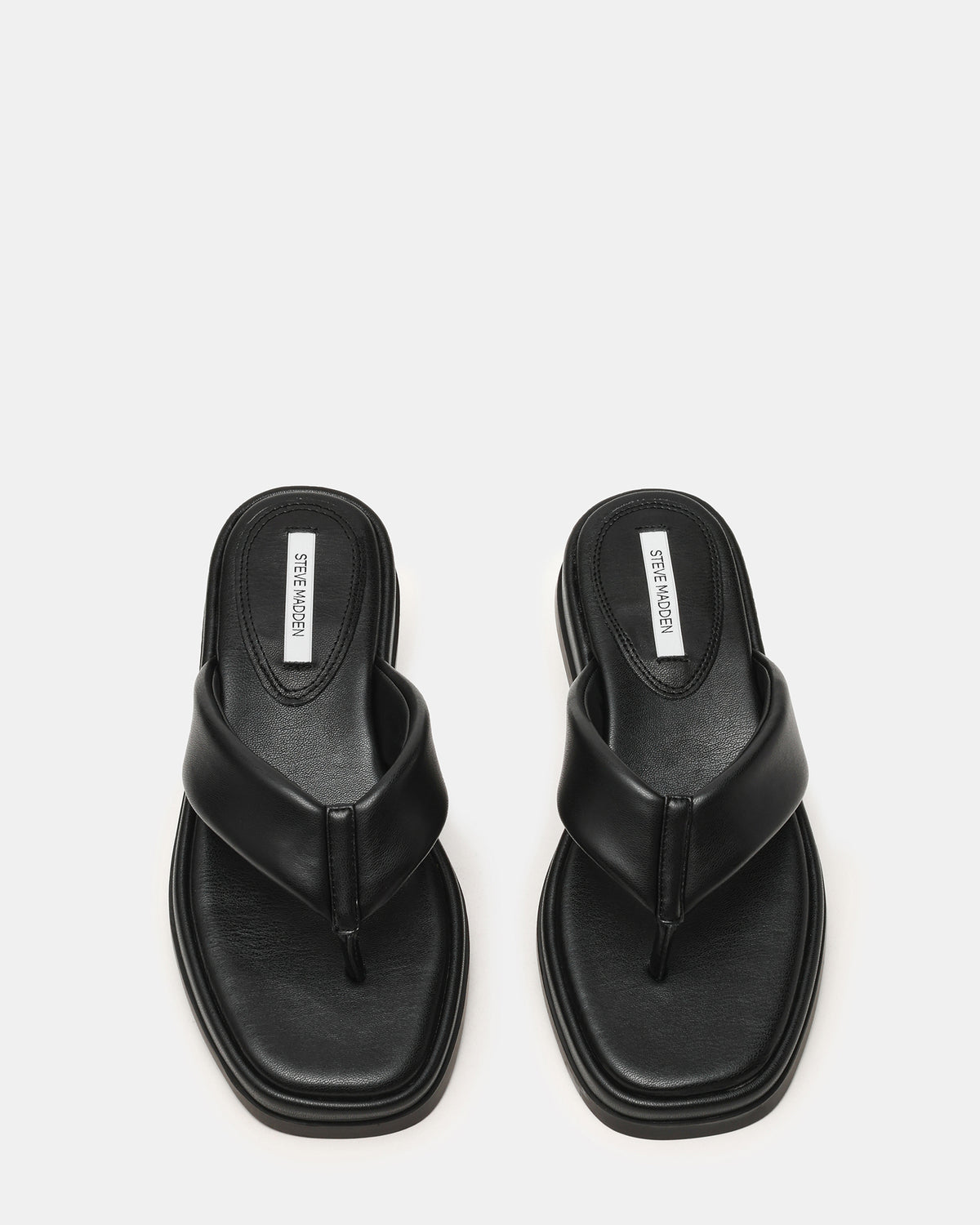 BELLA Black Thong Square-Toe Platform Women's Sandal | Steve Madden near me