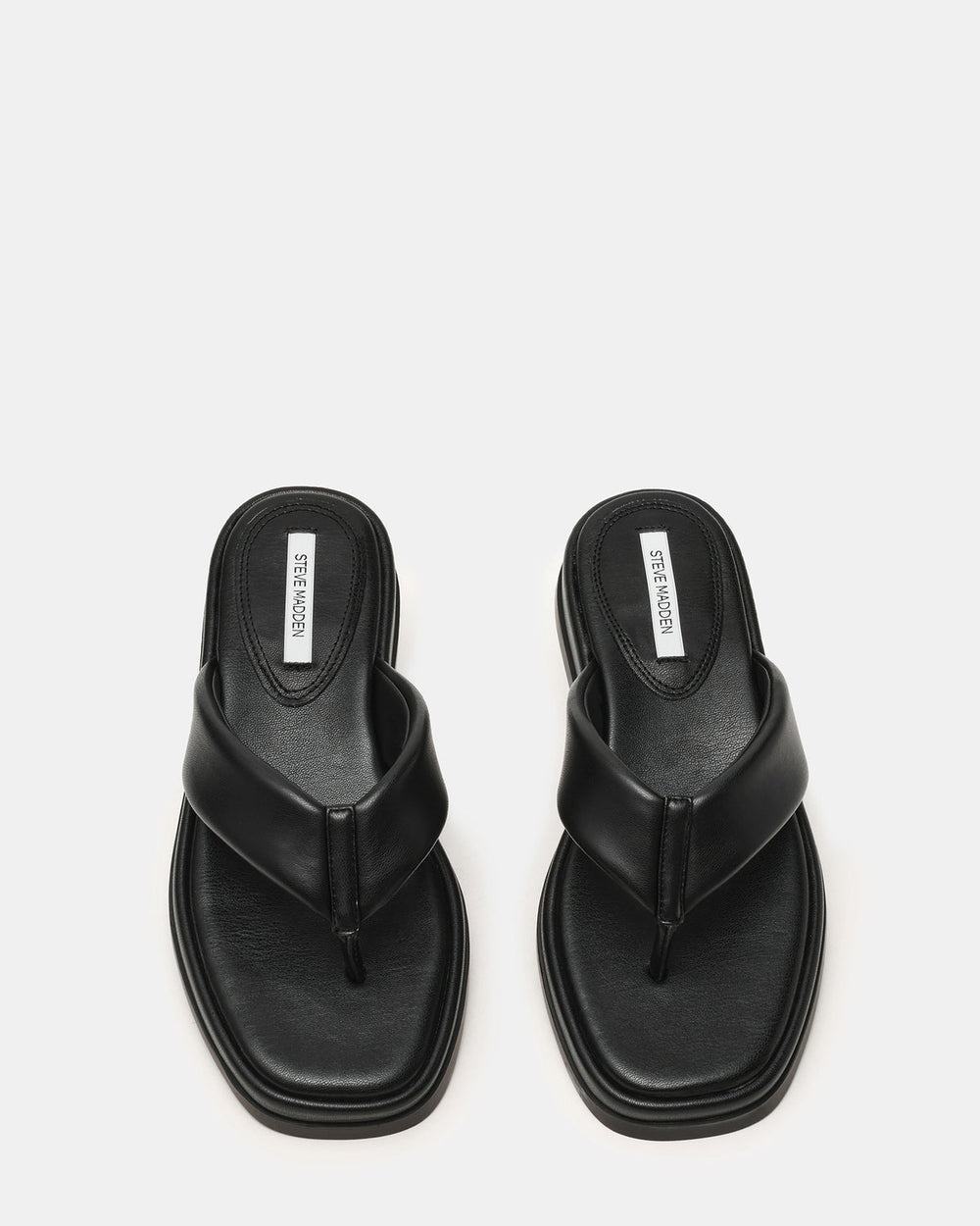 BELLA Black Thong Square-Toe Platform Women's Sandal | Steve Madden near me