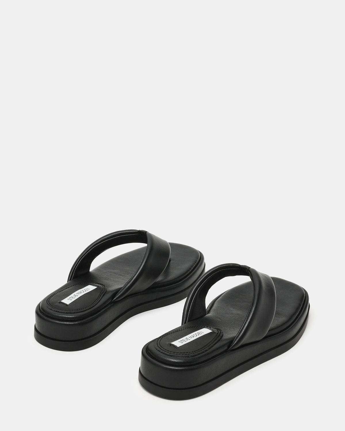 BELLA Black Thong Square-Toe Platform Women's Sandal | Steve Madden near me