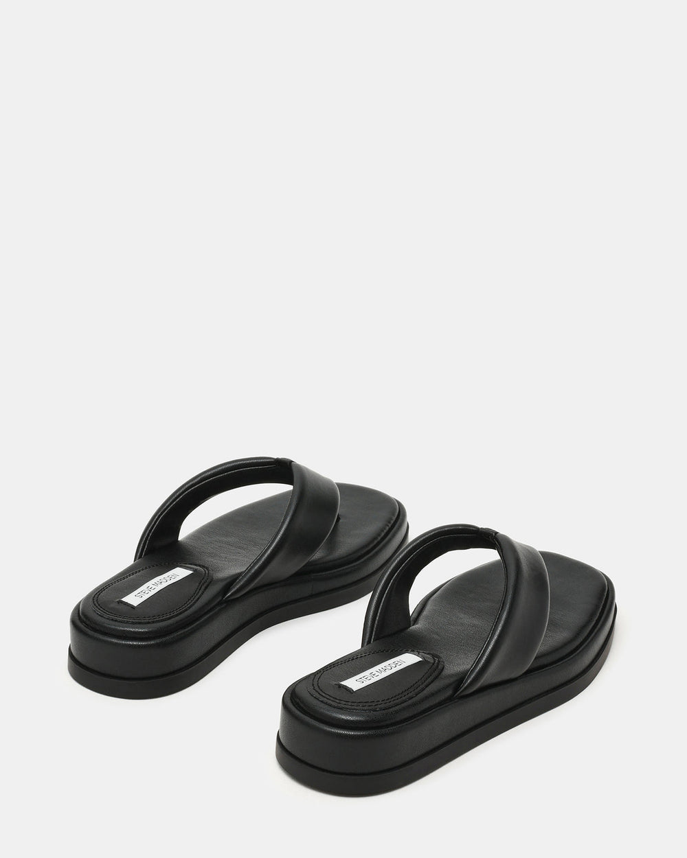 BELLA Black Thong Square-Toe Platform Women's Sandal | Steve Madden near me