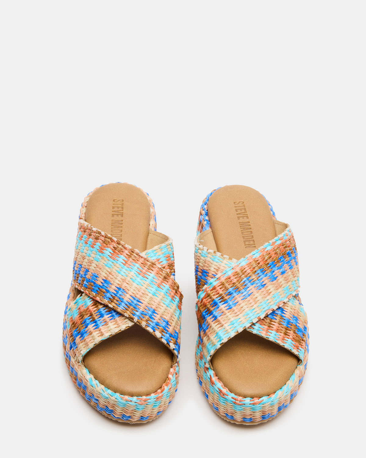TULUM Raffia Multi Platform Flatform Women's Sandal | Steve Madden on Sale