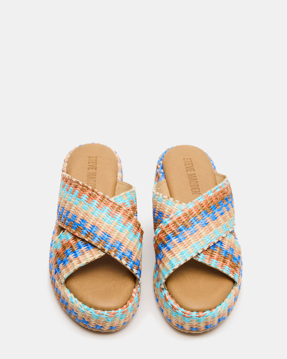 TULUM Raffia Multi Platform Flatform Women's Sandal | Steve Madden on Sale