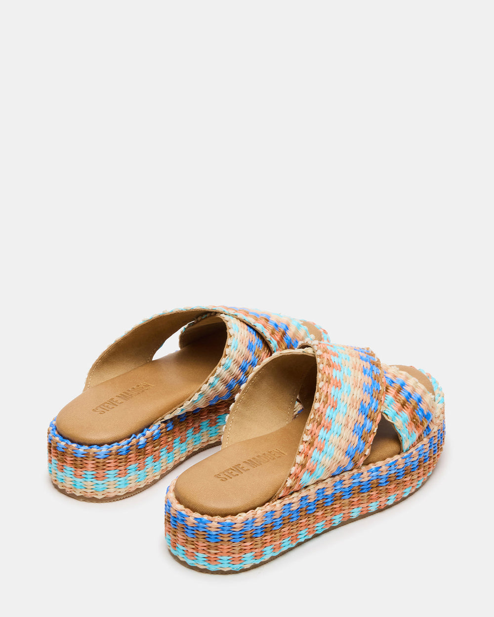 TULUM Raffia Multi Platform Flatform Women's Sandal | Steve Madden on Sale