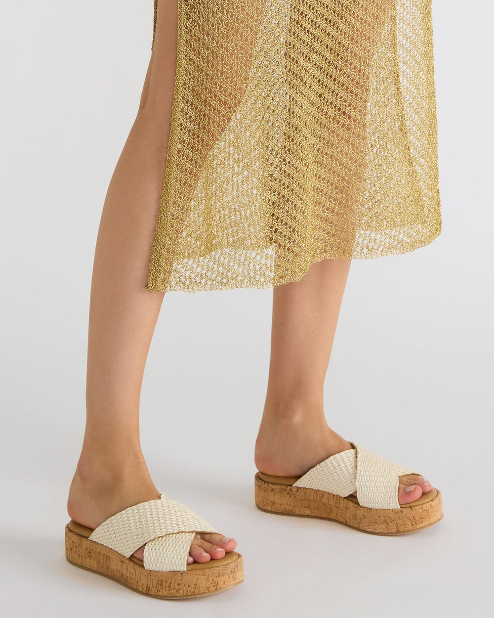TULUM Raffia Multi Platform Flatform Women's Sandal | Steve Madden on Sale