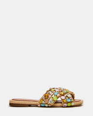LEVITY Multi Square-Toe Slide Women's Sandal | Steve Madden outlet