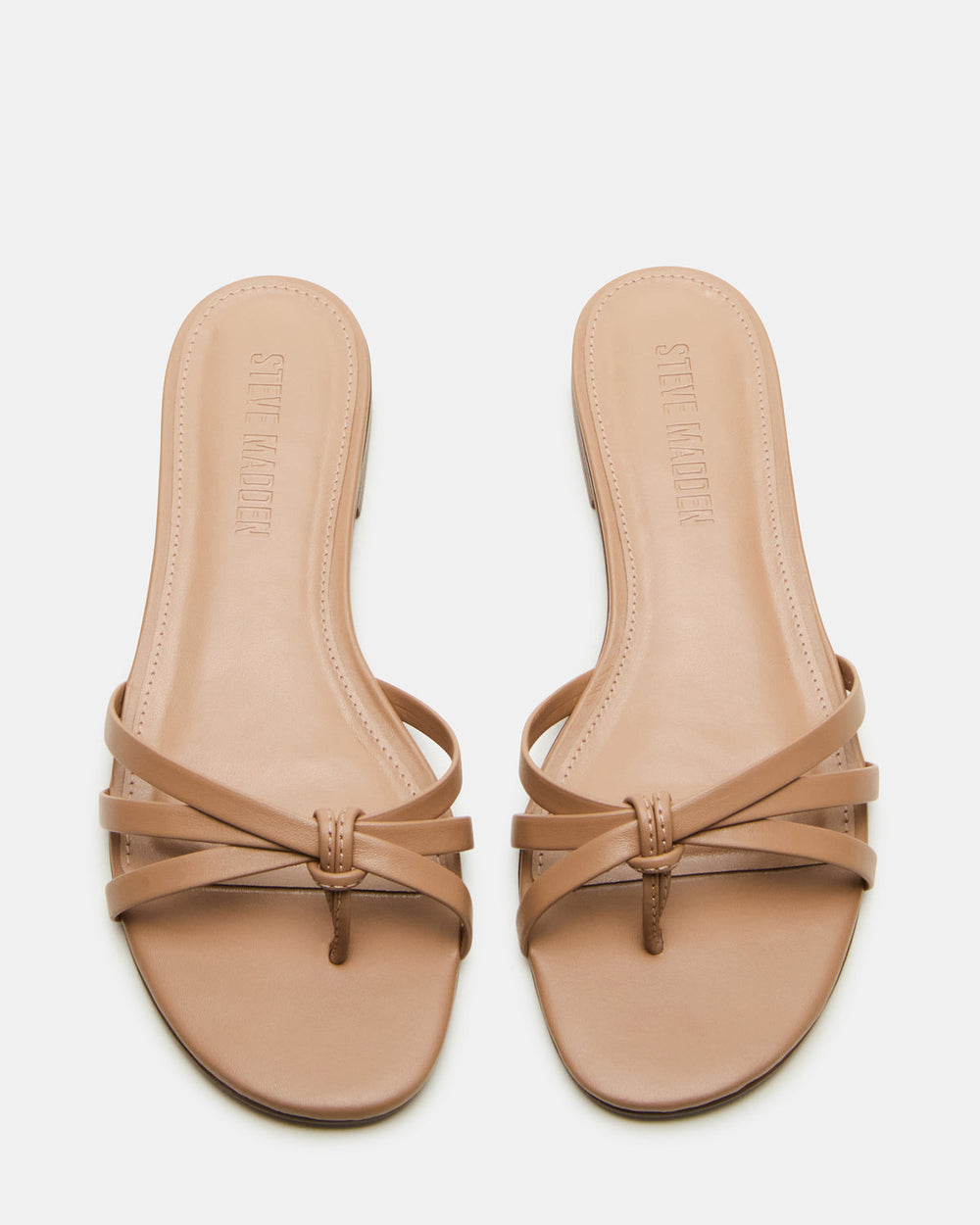 CALISSI Natural Leather Strappy Women's Slide Sandal | Steve Madden near me