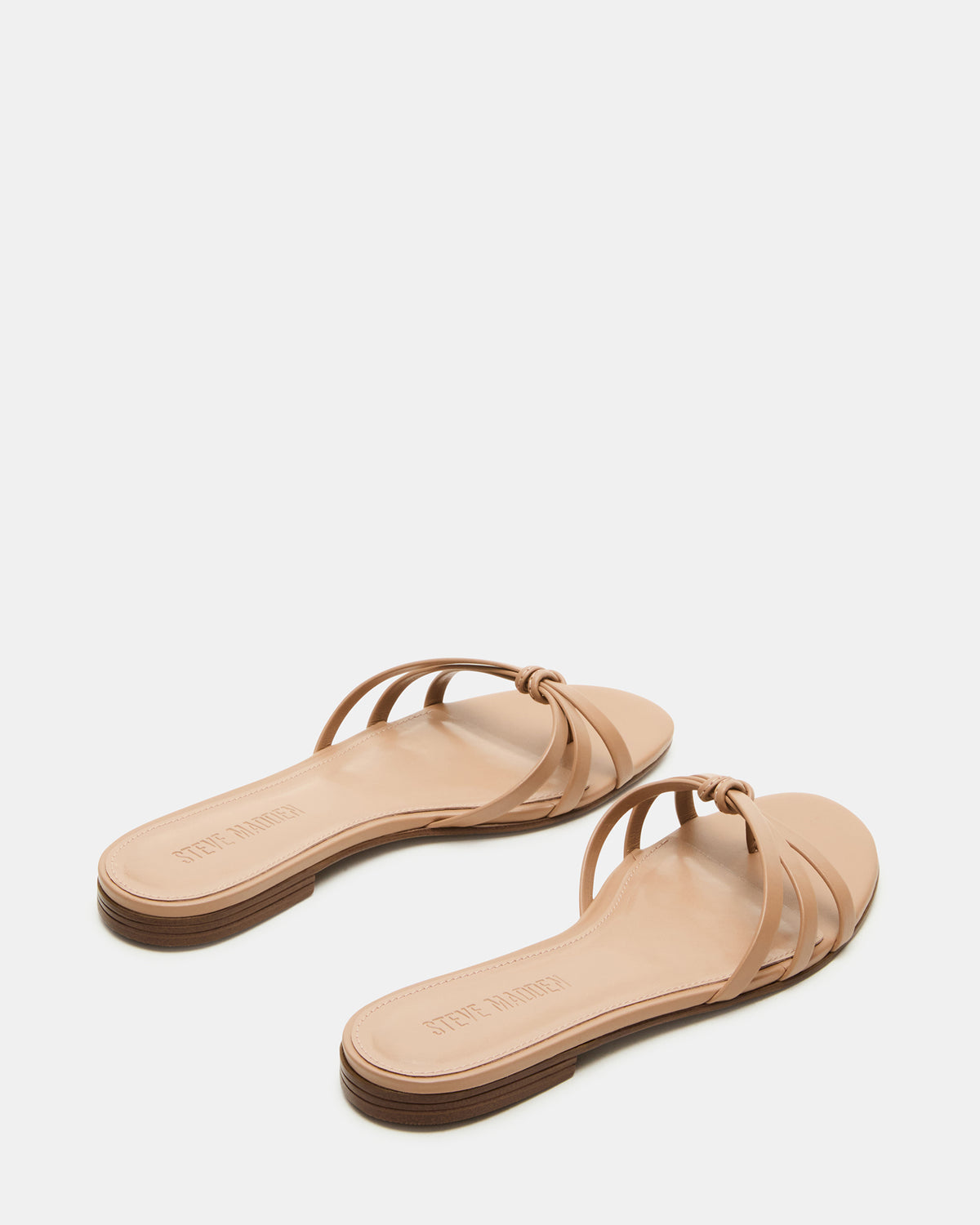 CALISSI Natural Leather Strappy Women's Slide Sandal | Steve Madden near me