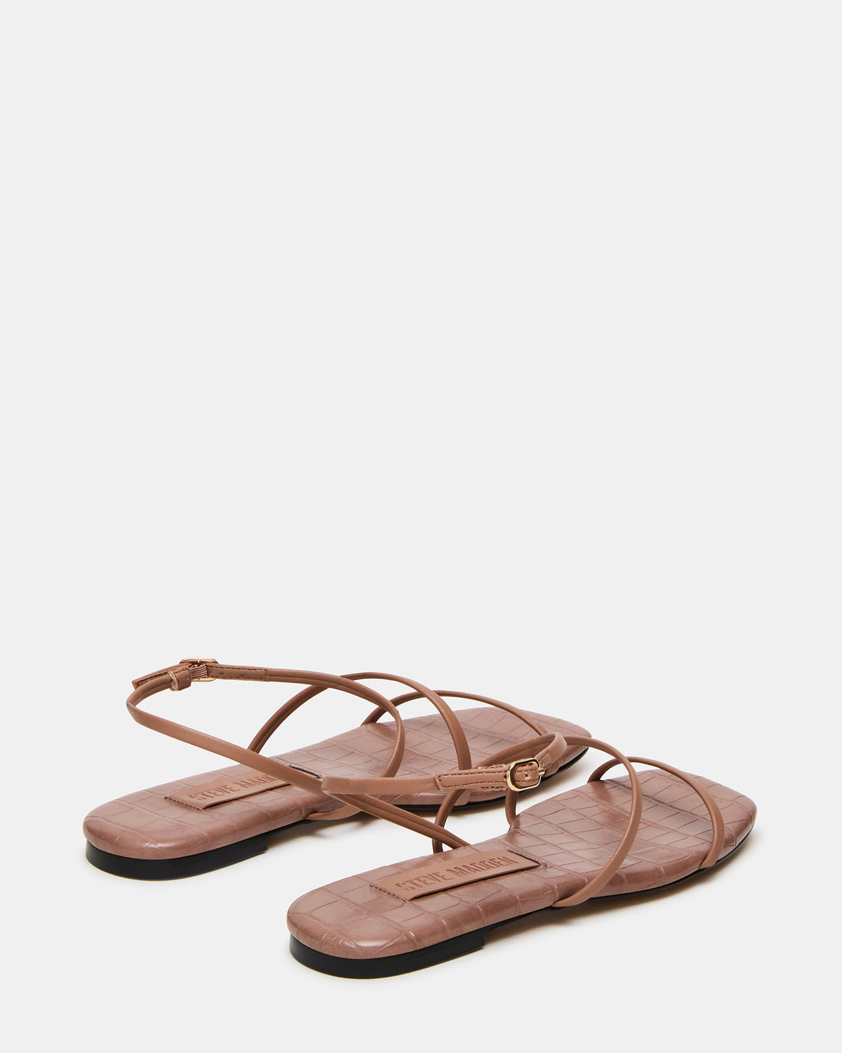 TANGO Mocha Square-Toe Strappy Women's Sandal | Steve Madden discount