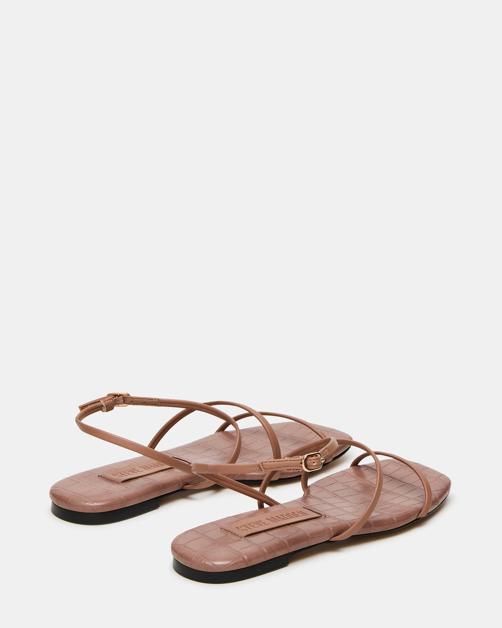 TANGO Mocha Square-Toe Strappy Women's Sandal | Steve Madden discount
