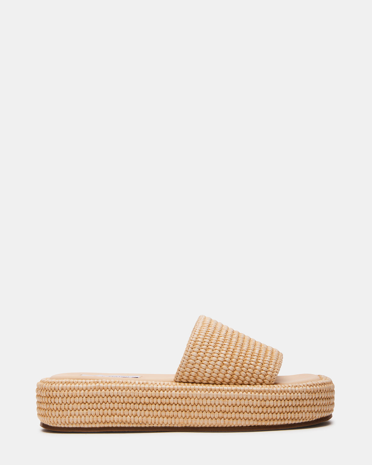 BEACHY Natural Platform Slide Women's Sandal | Steve Madden online