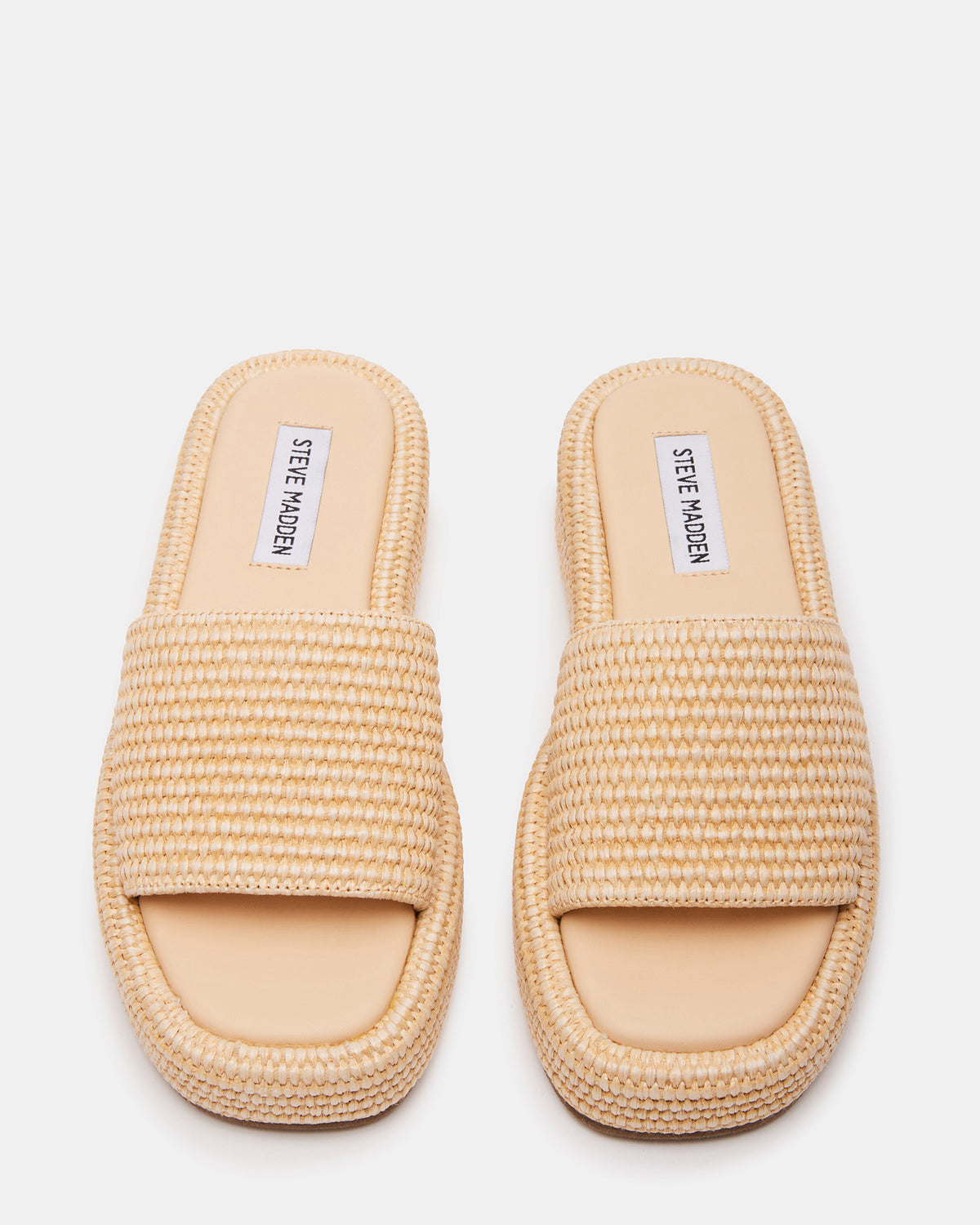 BEACHY Natural Platform Slide Women's Sandal | Steve Madden online