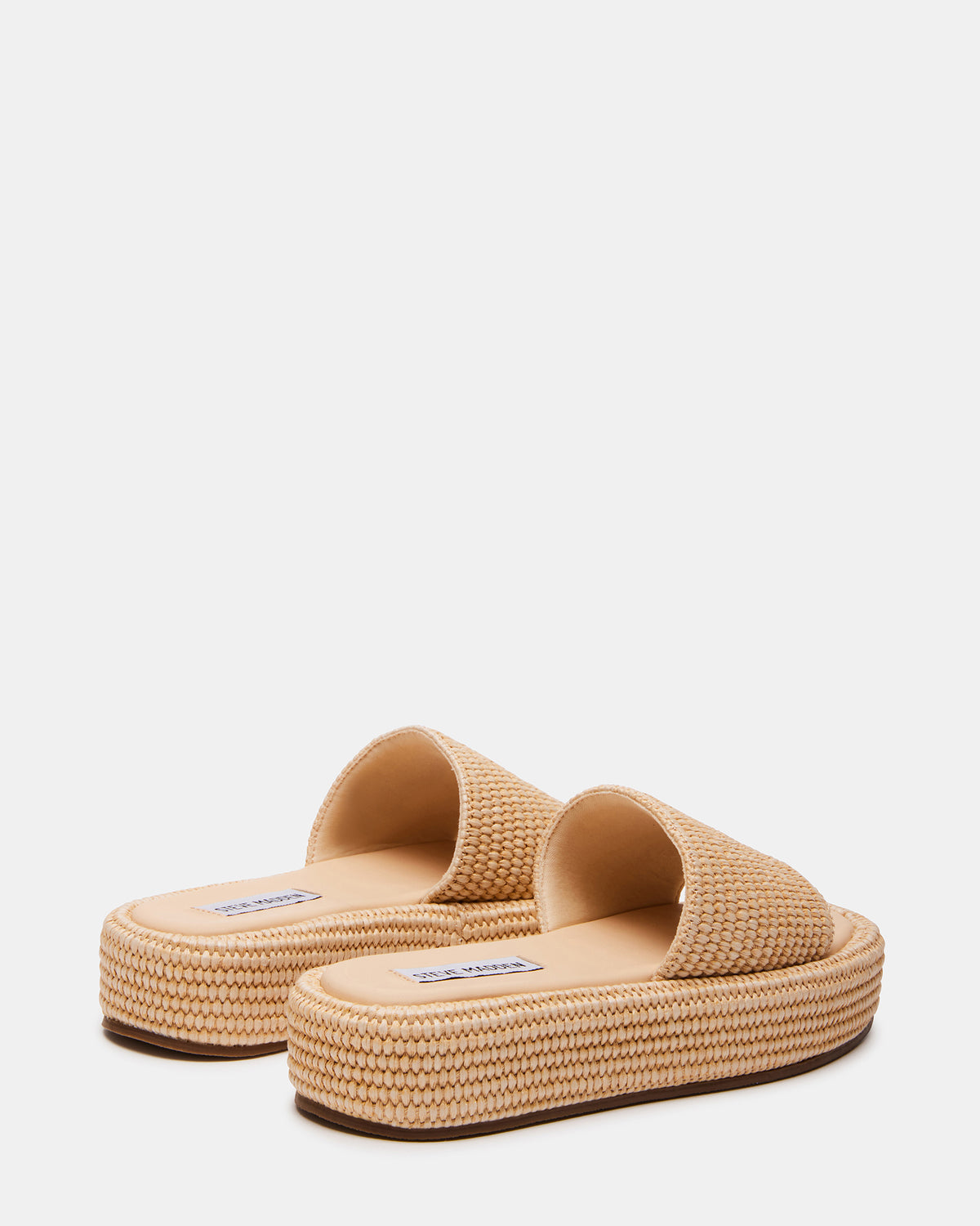 BEACHY Natural Platform Slide Women's Sandal | Steve Madden online