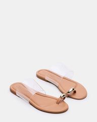 DECADENT Clear Rounded-Toe Slide Women's Sandal | Steve Madden online