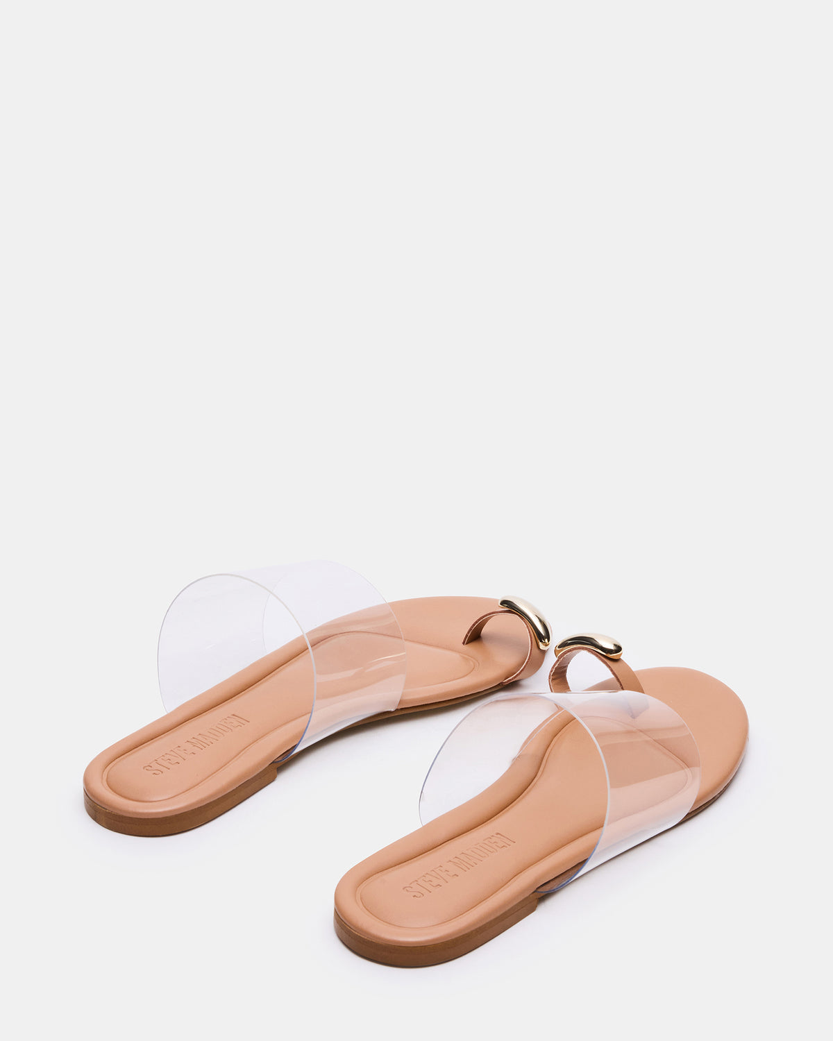 DECADENT Clear Rounded-Toe Slide Women's Sandal | Steve Madden online