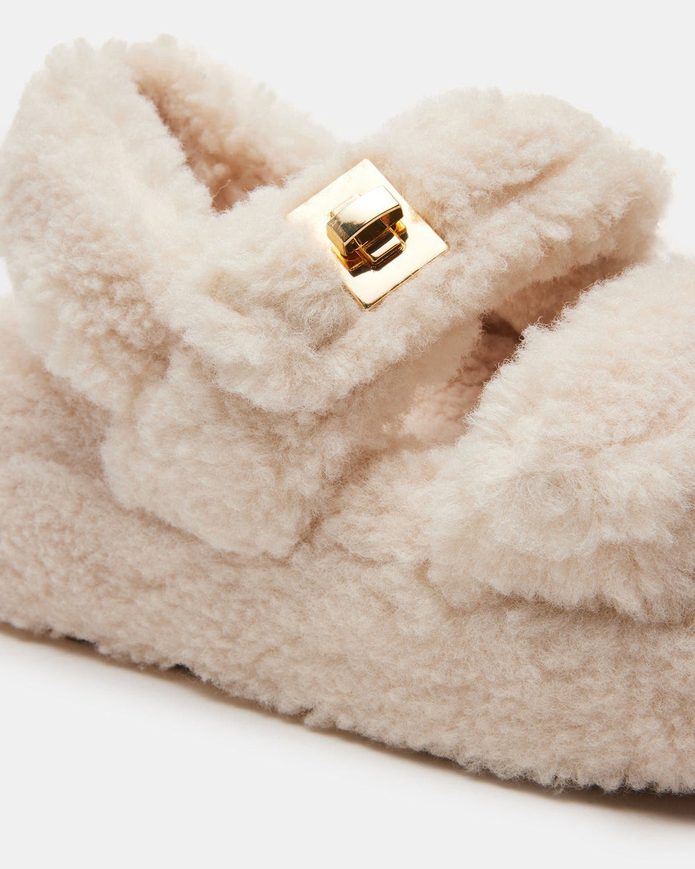 BIGMONA Fur Natural Women's Platform Sandal | Steve Madden Sale