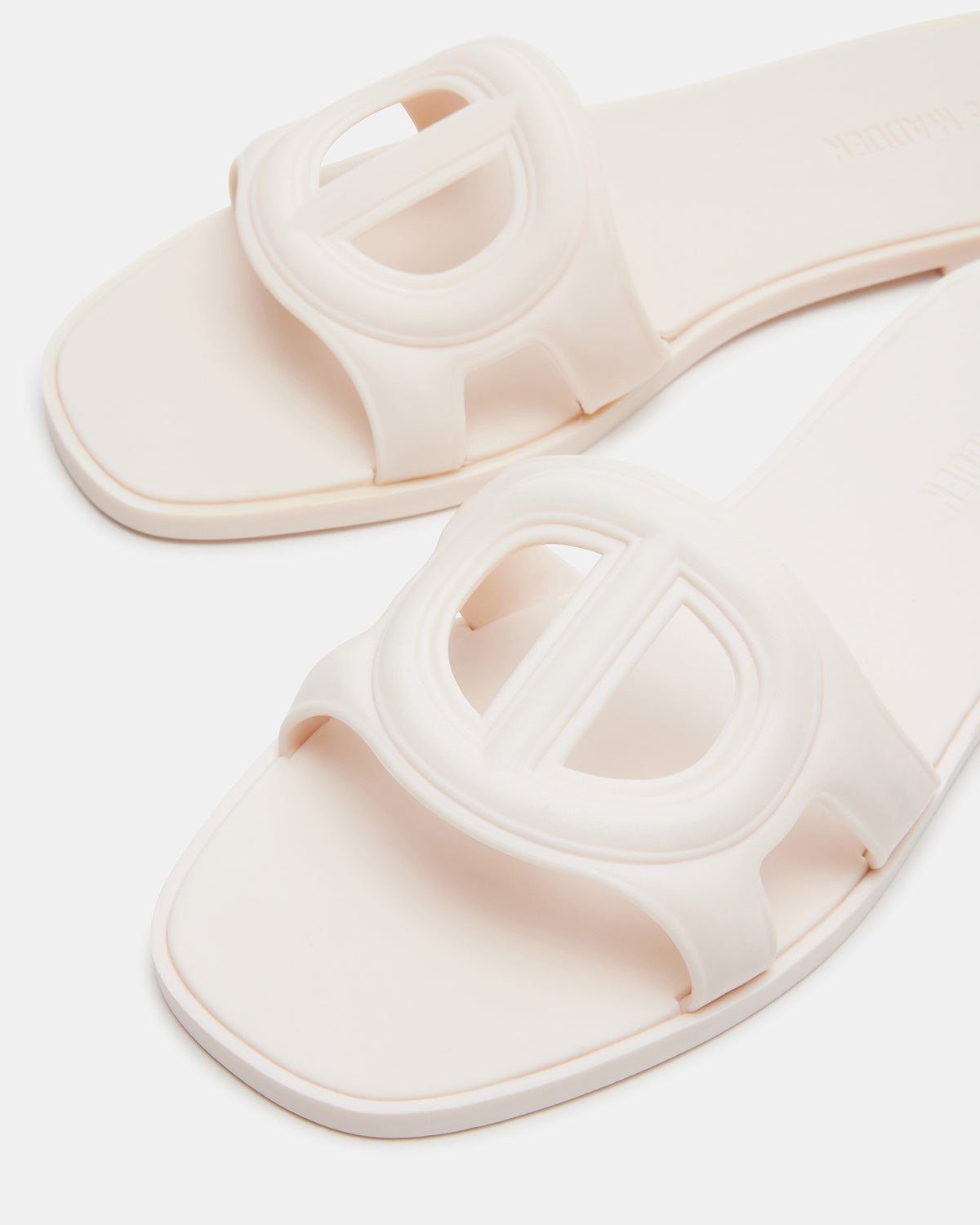 JELLIE Bone Women's Square Toe Slide Sandal | Steve Madden on Sale
