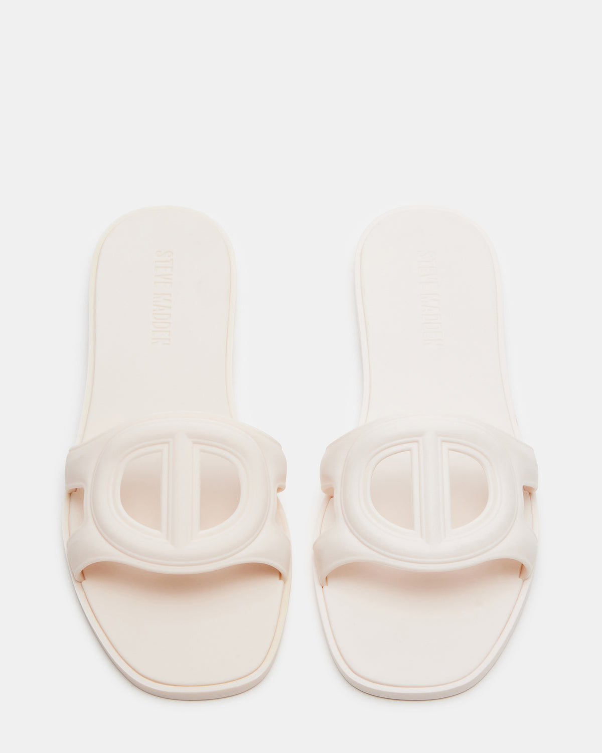 JELLIE Bone Women's Square Toe Slide Sandal | Steve Madden on Sale