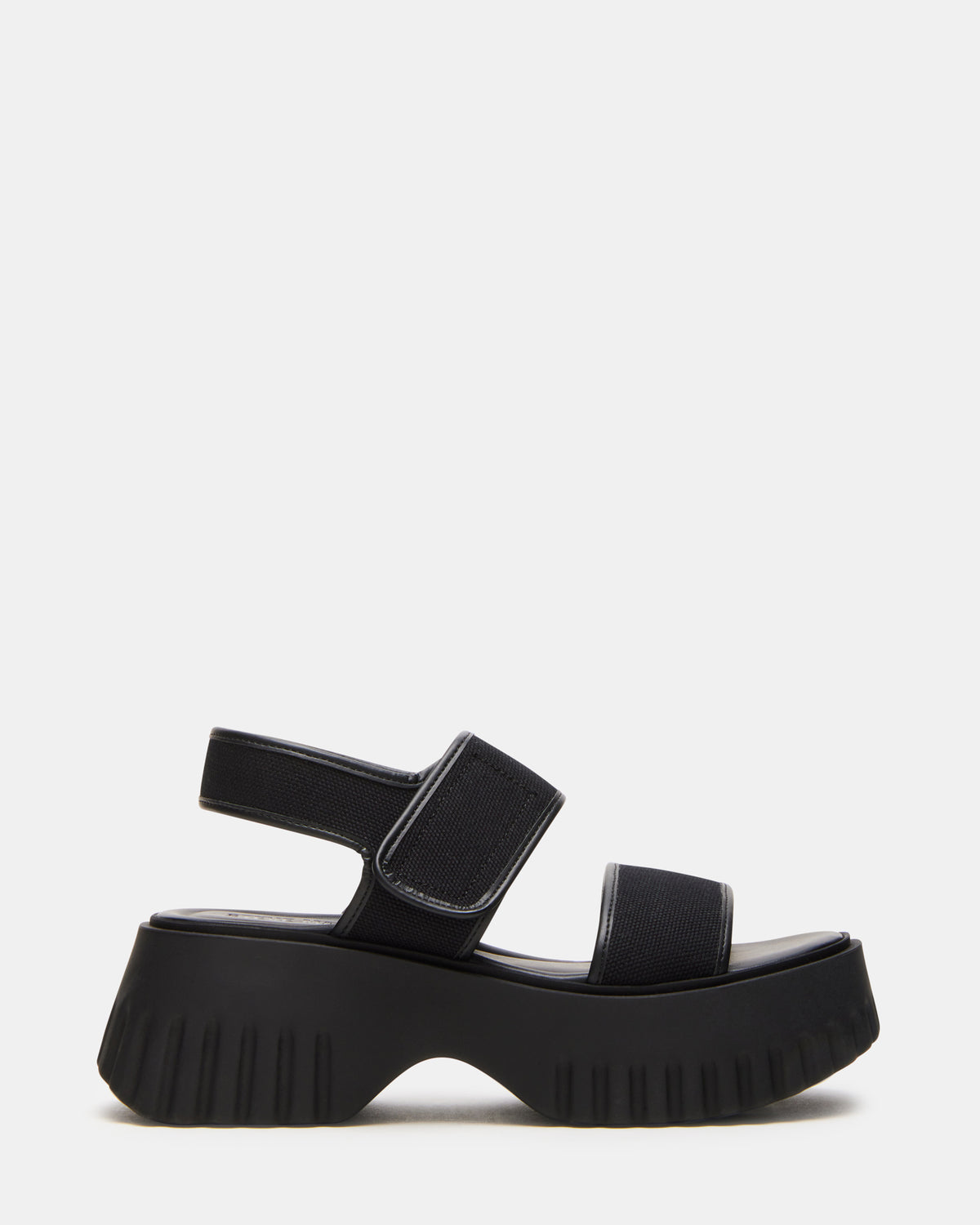 GROVER Black/Black Women's Square-Toe Platform Sandal | Steve Madden near me