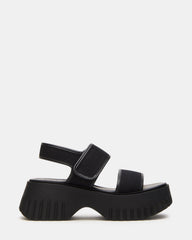 GROVER Black/Black Women's Square-Toe Platform Sandal | Steve Madden near me