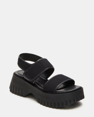GROVER Black/Black Women's Square-Toe Platform Sandal | Steve Madden near me