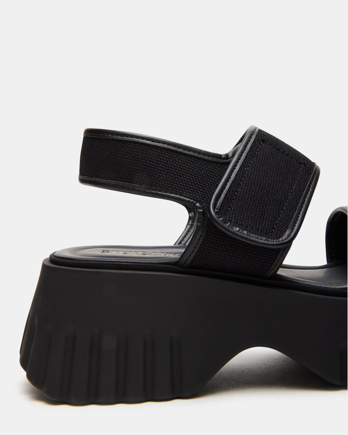 GROVER Black/Black Women's Square-Toe Platform Sandal | Steve Madden near me