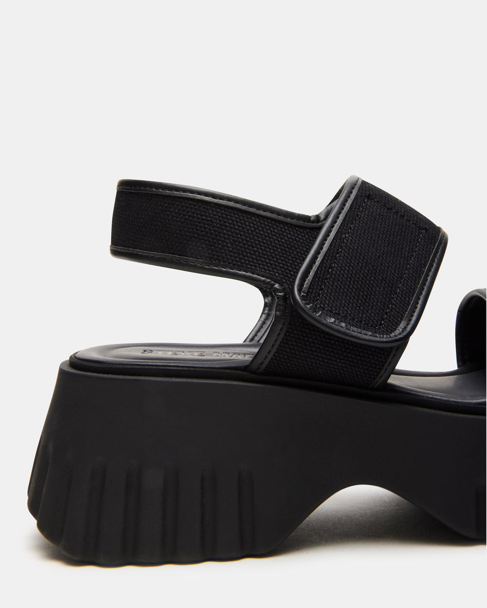 GROVER Black/Black Women's Square-Toe Platform Sandal | Steve Madden near me