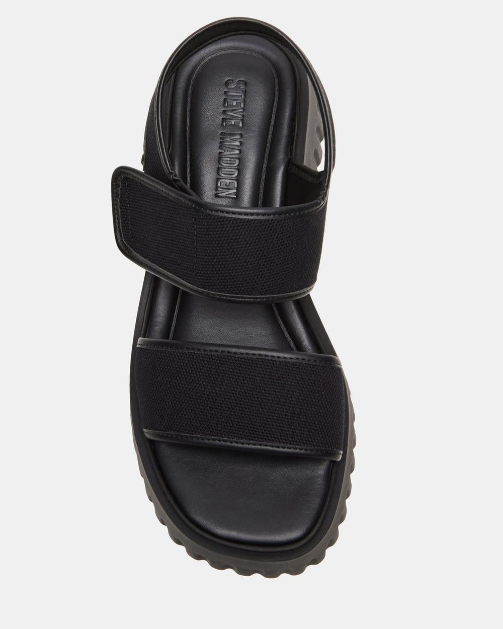 GROVER Black/Black Women's Square-Toe Platform Sandal | Steve Madden near me
