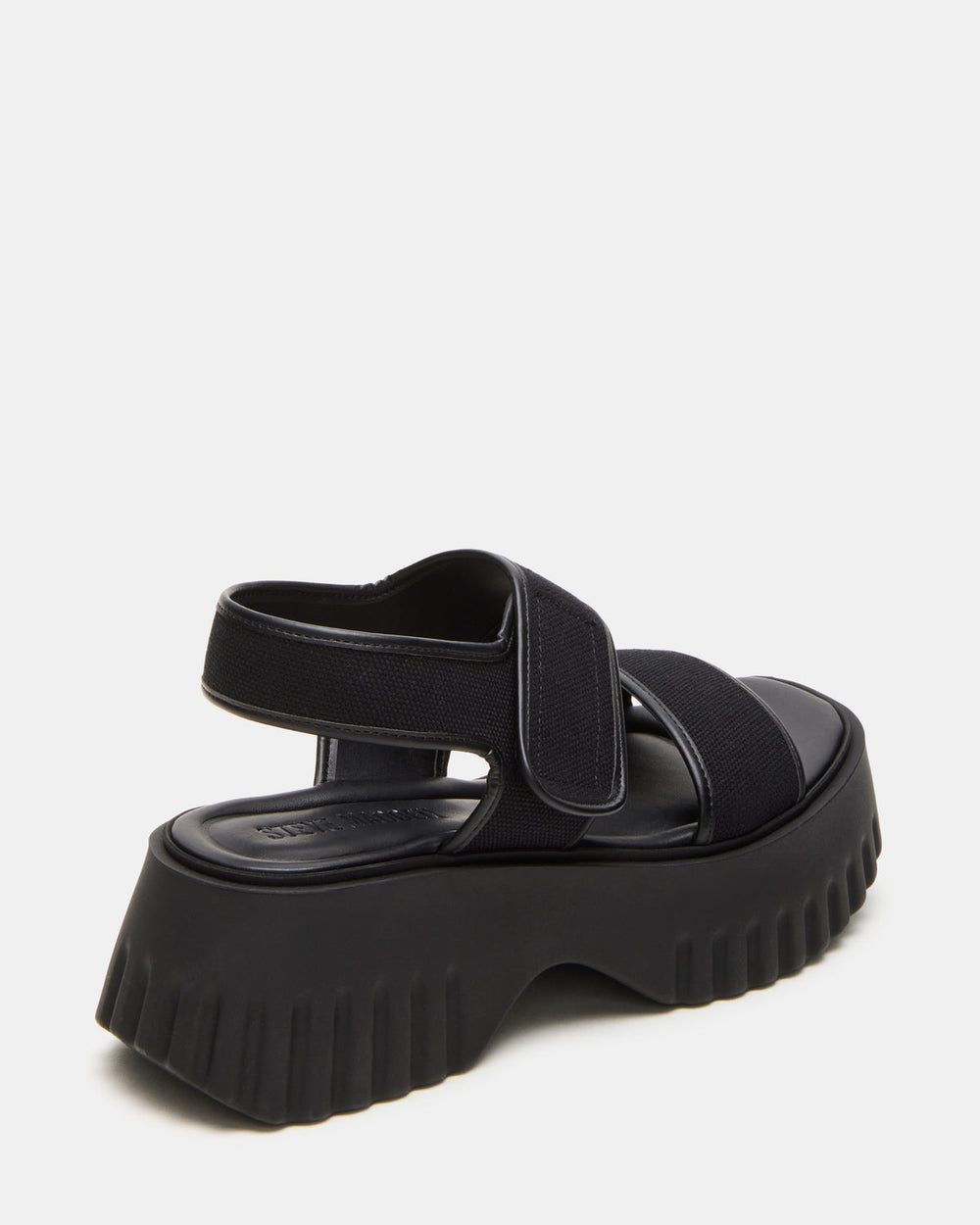 GROVER Black/Black Women's Square-Toe Platform Sandal | Steve Madden near me