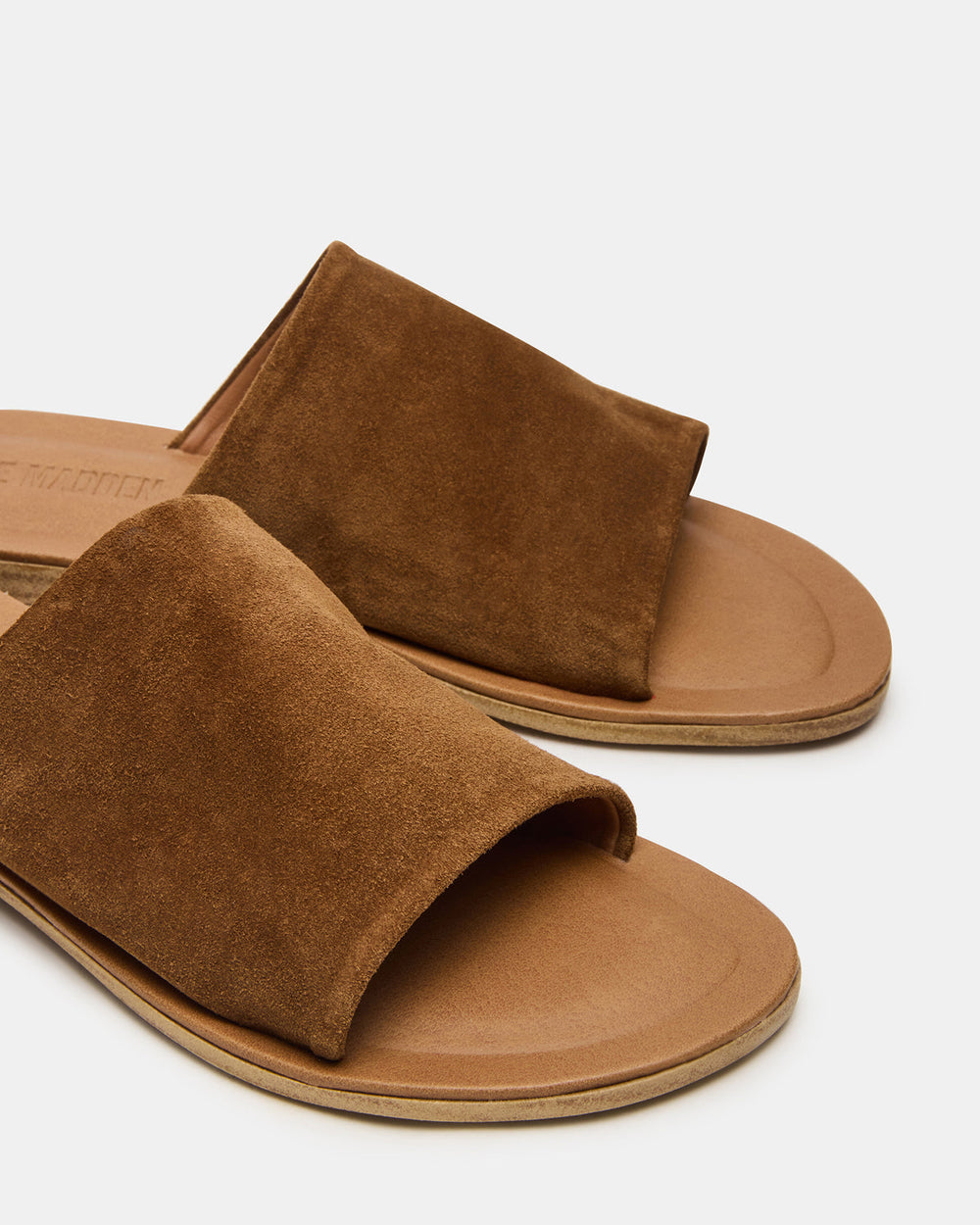 KIPP Chestnut Suede Slide Women's Sandal | Steve Madden on Sale