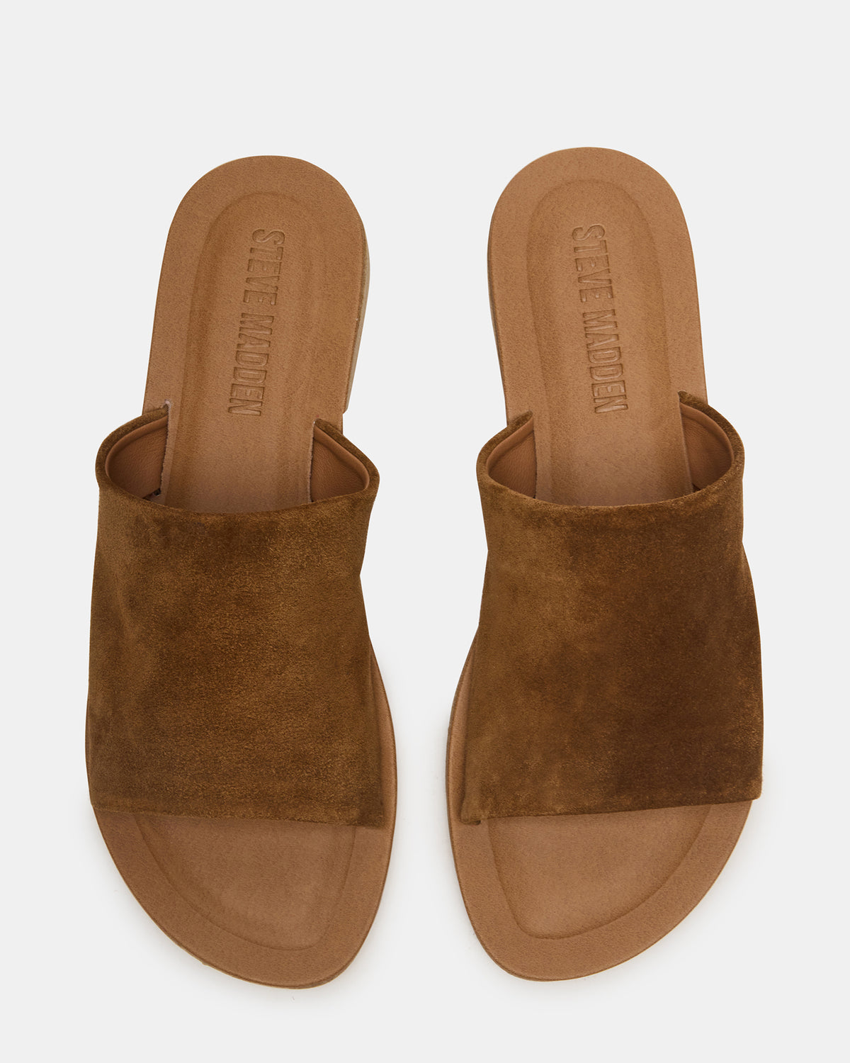 KIPP Chestnut Suede Slide Women's Sandal | Steve Madden on Sale
