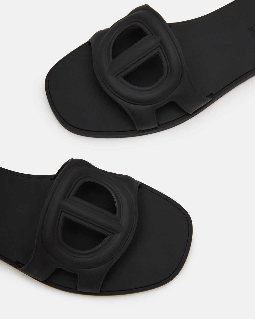 JELLIE Black Women's Square Toe Slide Sandal | Steve Madden near me