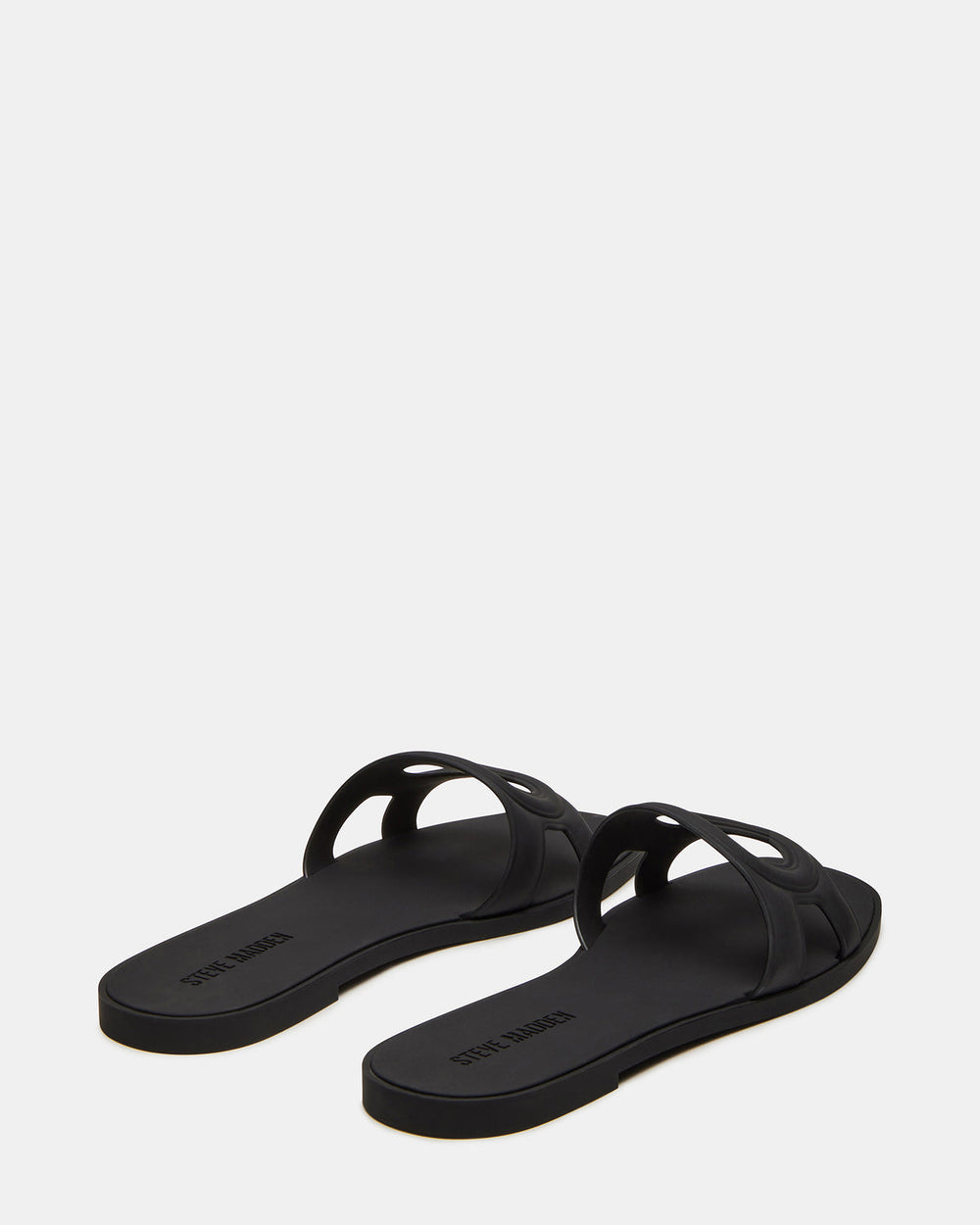 JELLIE Black Women's Square Toe Slide Sandal | Steve Madden near me