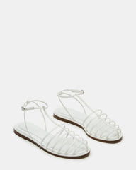 MARIN White Flat Strappy Fisherman Sandal | Steve Madden online