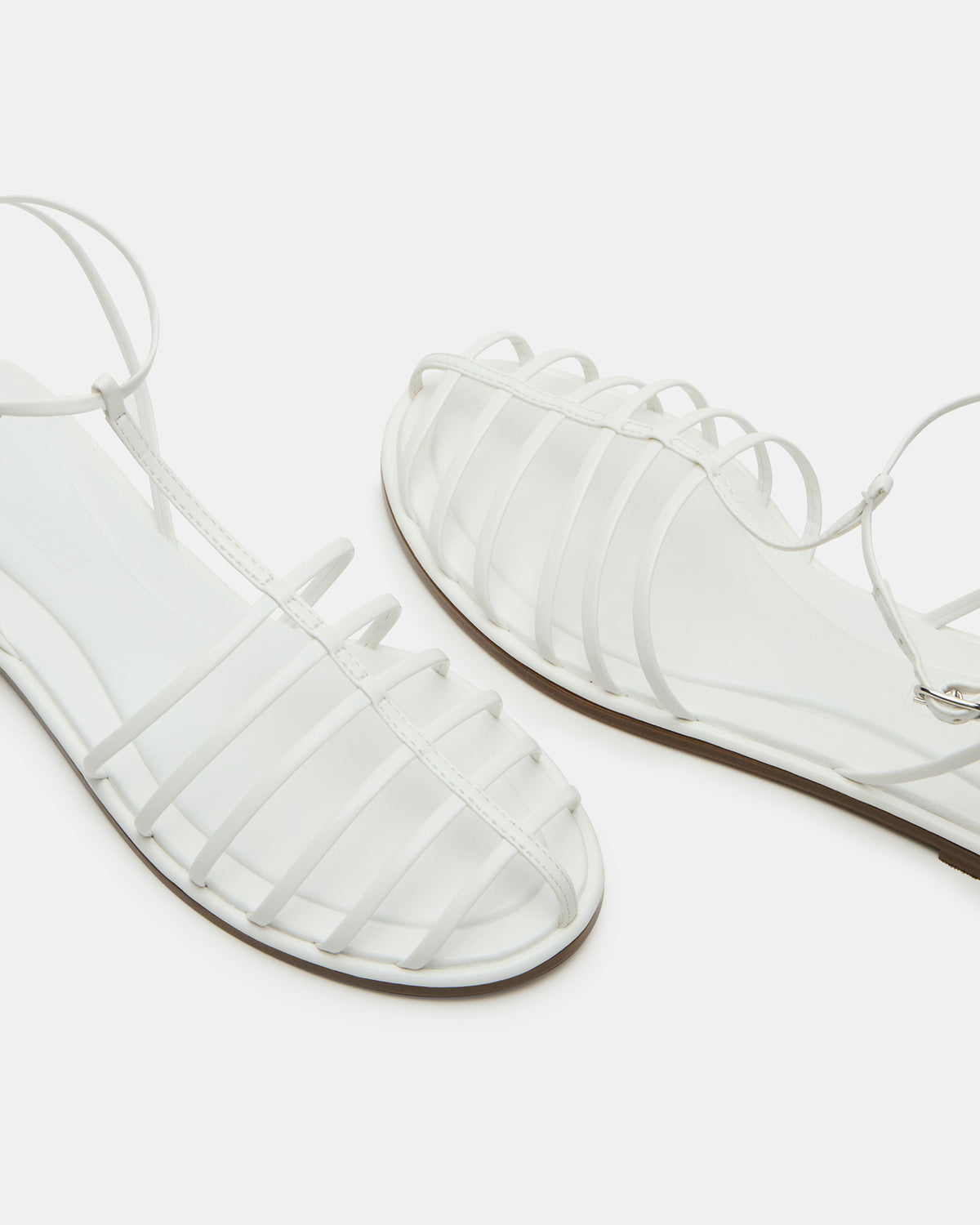 MARIN White Flat Strappy Fisherman Sandal | Steve Madden online